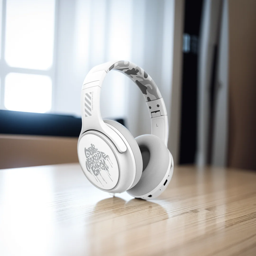 

ZombiesCat S5 HiFi Bluetooth V5.3 Wireless Bluetooth Headphones Game Headset Earphones Leather Headphones For XIAOMI For Iphone