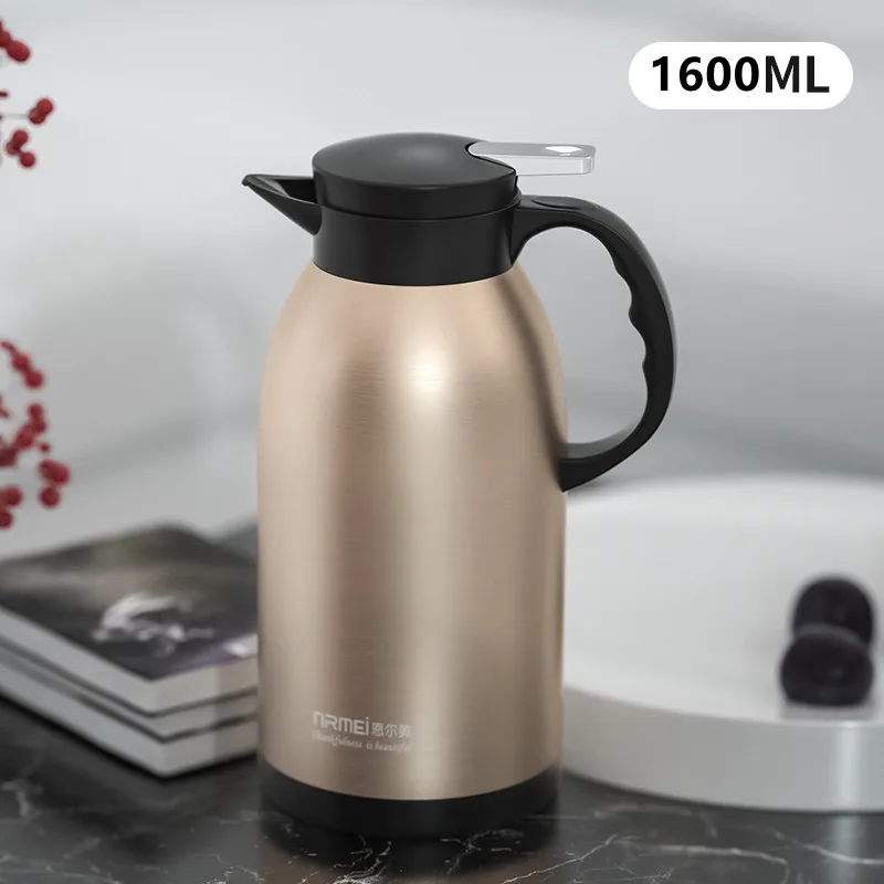 Stainless Steel Tea Thermos Pot Insulation Smart Vacuum Heat Bottle Thermos  Pot Specialty Coffee Termos Para Agua Drinkware - AliExpress
