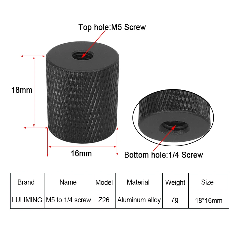 1/4 카메라 삼각대 볼헤드 변환 나사, 여성-여성 1/4 3/8 M4 M5 M6 M8 M10, 카메라 사진 스튜디오 액세서리
