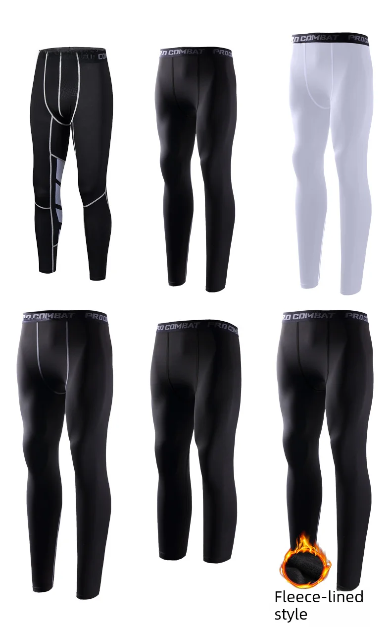 Men Sports Fitness Running Long Pants Quick Drying Basketball Seven-point Base Pants Outdoor Sports Leisure Cycling Climbing basketball pants