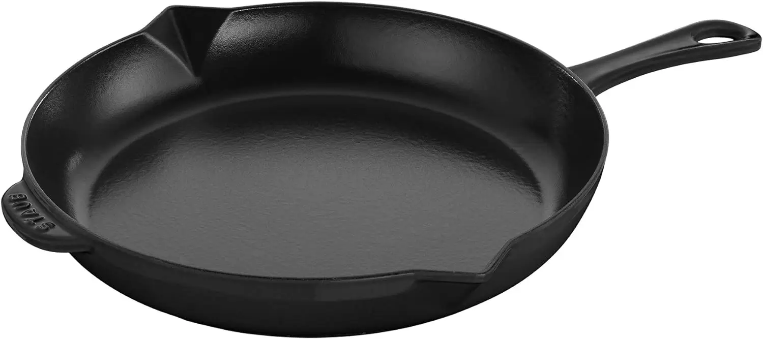 

Staub Cast Iron 12-inch Fry Pan - Matte Black, Made in France
