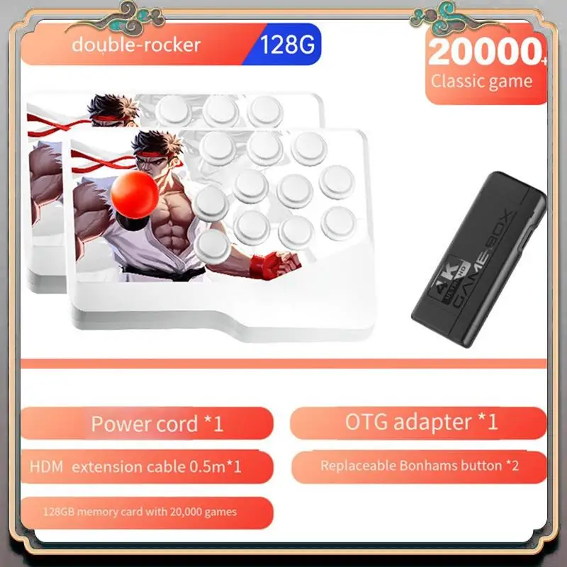 A46M-K9 TV Video Game Console Dual Retro Game Controller For MAME,MD, PS1, GBC, GB,GBA Simulator Stick
