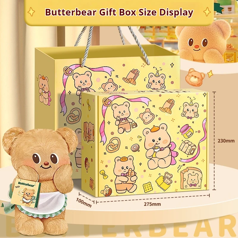 Large Capacity Stationery Set Butterbear Gift Box Cute Pencil Case