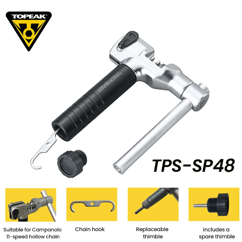 Topeak Bicycle Repair Tool All Speed Chain Breaker With Chain Hook