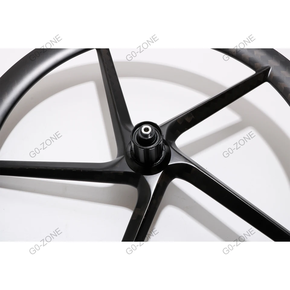 カーボン自転車ホイール,5スポークホイール,ディスクブレーキ,リム