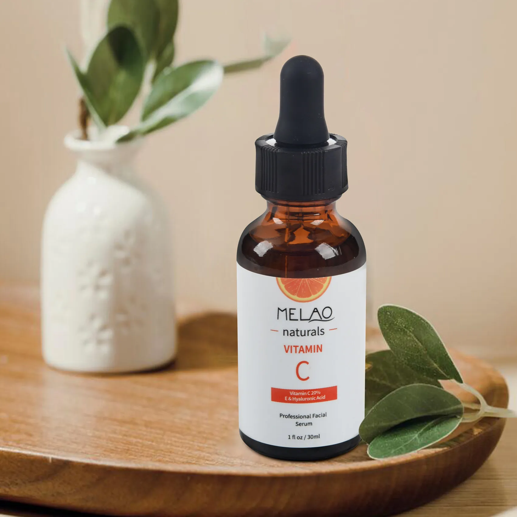 MELAO Natural Vitamin C Serum for Face Organic Anti-Aging Topical Facial Serum, 20% Vitamin C + E 30ML 4