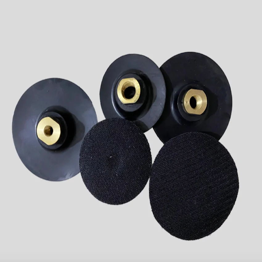 Cost Sale of Rubber Made With Copper Connector 100mm*M10/M14/M16 Chuck With  Wet Diamond Polishing Pad for Mansory Wet Polishing AliExpress