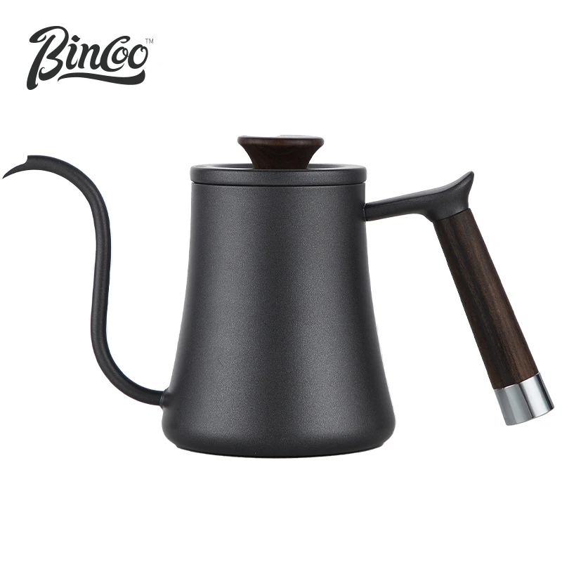 

Bincoo 350-600ml Pour Over Coffee Kettle with Electric Heating Base Intelligent Temperature Control Stainless Steel Drip Kettle