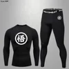 Compression Training Set Running Fast Drying Compression Clothes Autumn Sports T-shirts Fitness Badminton Training Clothes 3