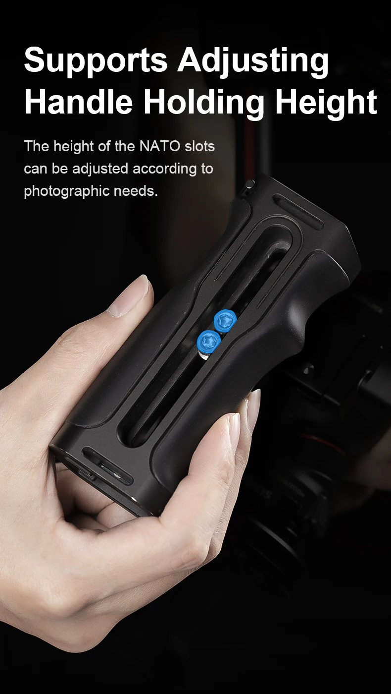 Description Picture 6 of itemSelens Handheld Gimbal Stabilizer Selfie Tripod Hold With Both hands Stable and Efficient Dual Handgrip Photography Accessories