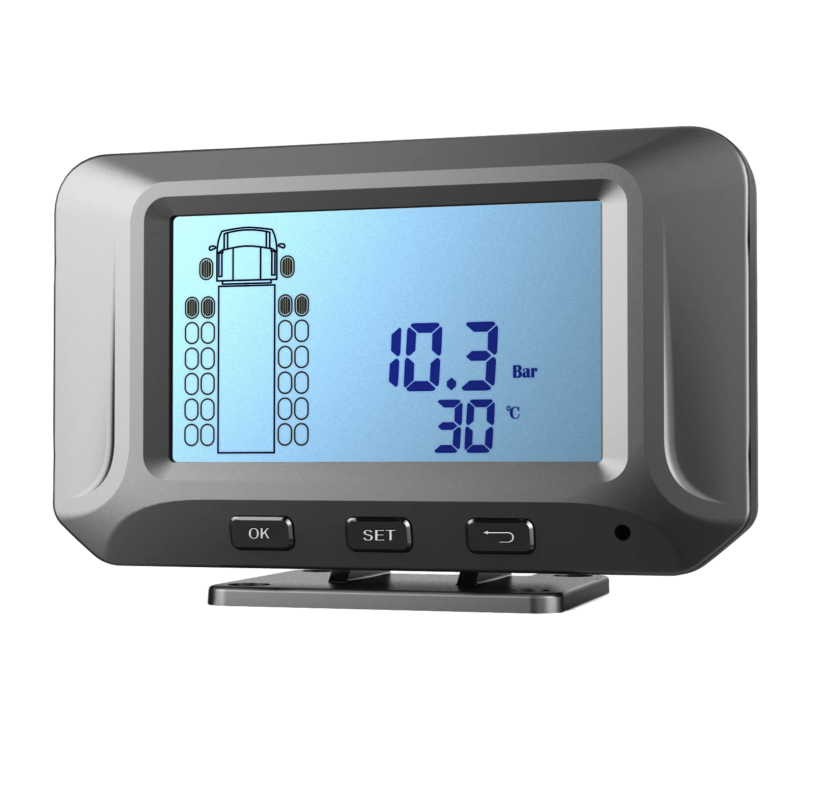 12 륜 트럭 및 트레일러 tpms 타이어 압력 모니터, 중트럭 외부 센서 및 내부 센서