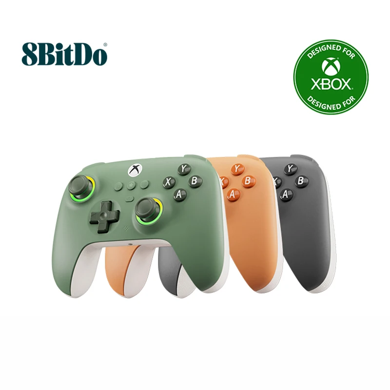 

8bitdo Ultimate C проводной игровой контроллер для Xbox, Джойстики с эффектом холла и RGB подсветка Fire Ring, XSX XSS, Windows 10/11