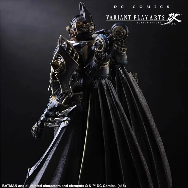 Play Arts Kai Steampunk Batman Timeless Action Figure Toy Doll Model Collection 