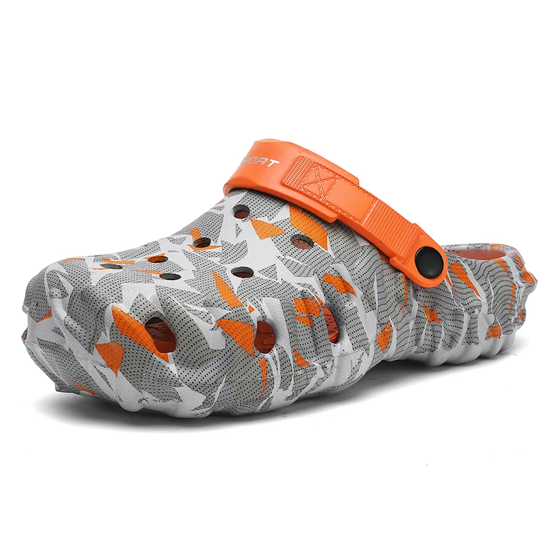 Men's Camouflage Casual Sandals - Outdoor & Beach Clogs