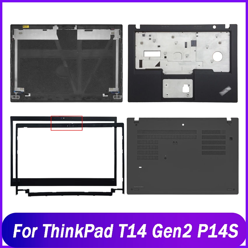 Nuovo Coperchio Posteriore Per Lenovo Thinkpad T14 Gen2 P14S Gen2 Laptop Lcd Back Top Cover Cornice Anteriore Palmrest Custodia Inferiore Superiore