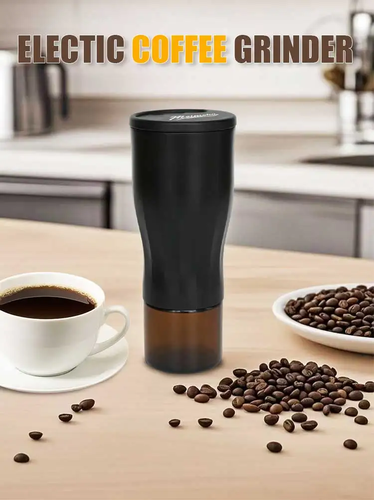 Description Picture 2 of itemMEIMOKA Electric Coffee Bean Grinder USB-C Rechargeable Stainless Steel Blades Perfect for Travel Camping Office