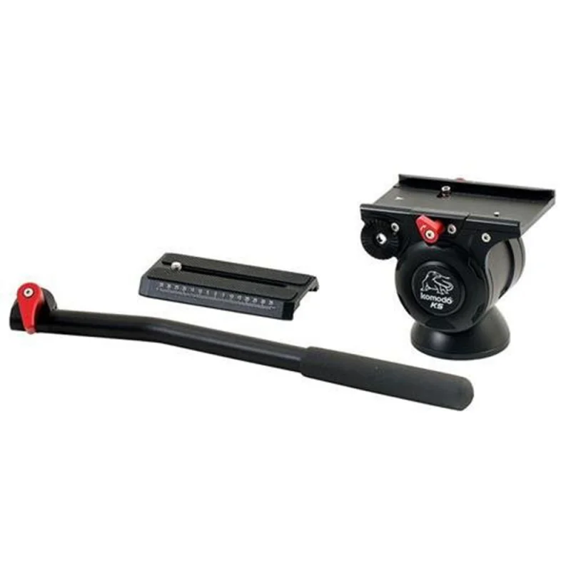 iFootage Fluid Head Komodo K5 / K5S Compact Lightweight Fluid Head Quick Release Camera Plate with a 1/4"-20 Mounting Screw