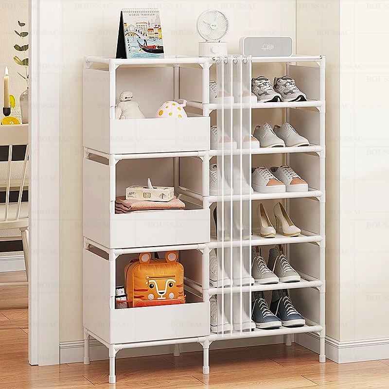 Simple Multilayer Shoe Rack Easy Assembled Shoe Dustproof Home