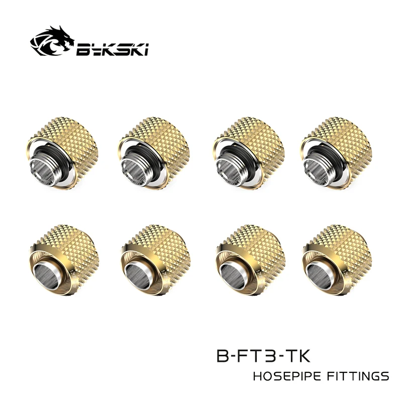 Bykski Conector de Compressão Interno Tamanhos Conexão para Diâmetro Interno 10 mm Mais Diâmetro Externo 16 mm Mangueira id x od Tubulação Conector de Compressão Manual - Imagem 2