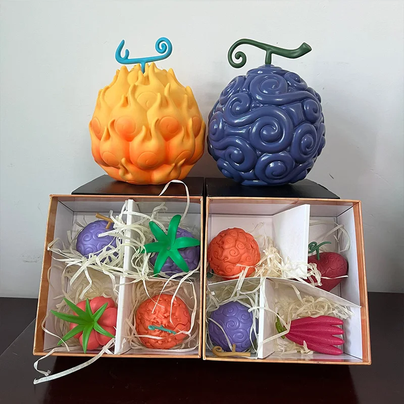 One Piece Devil Fruit Ace Flame Flame Rubber Fruit & Luffy Gum Gum