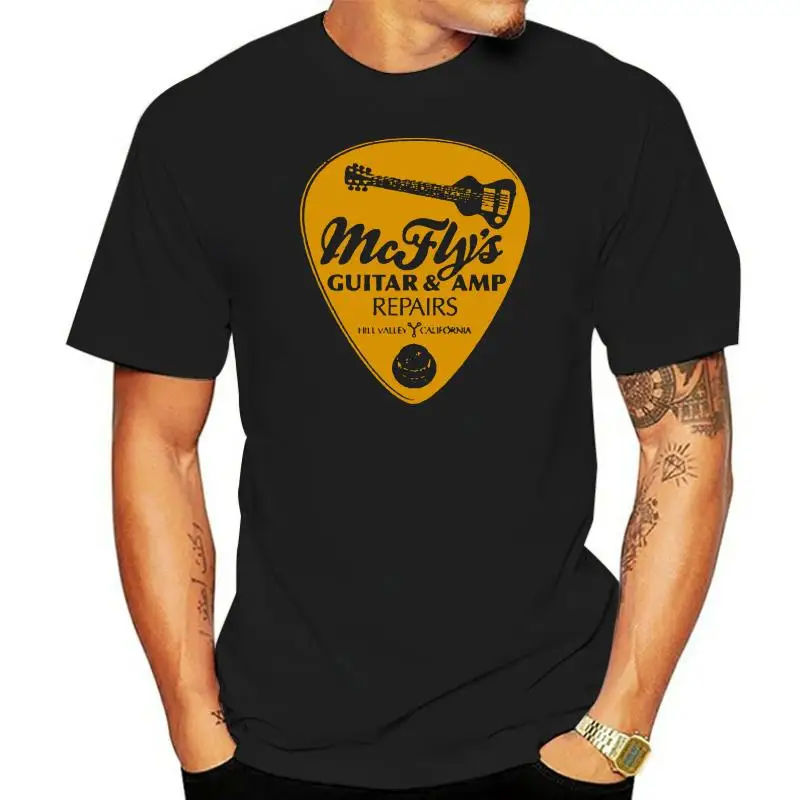 

Back To The Future Inspired Mcflys Guitar Repairs 80'S Comedy Blue Movie T-Shirt 2Xl 3Xl 4Xl 6Xl Tee Shirt