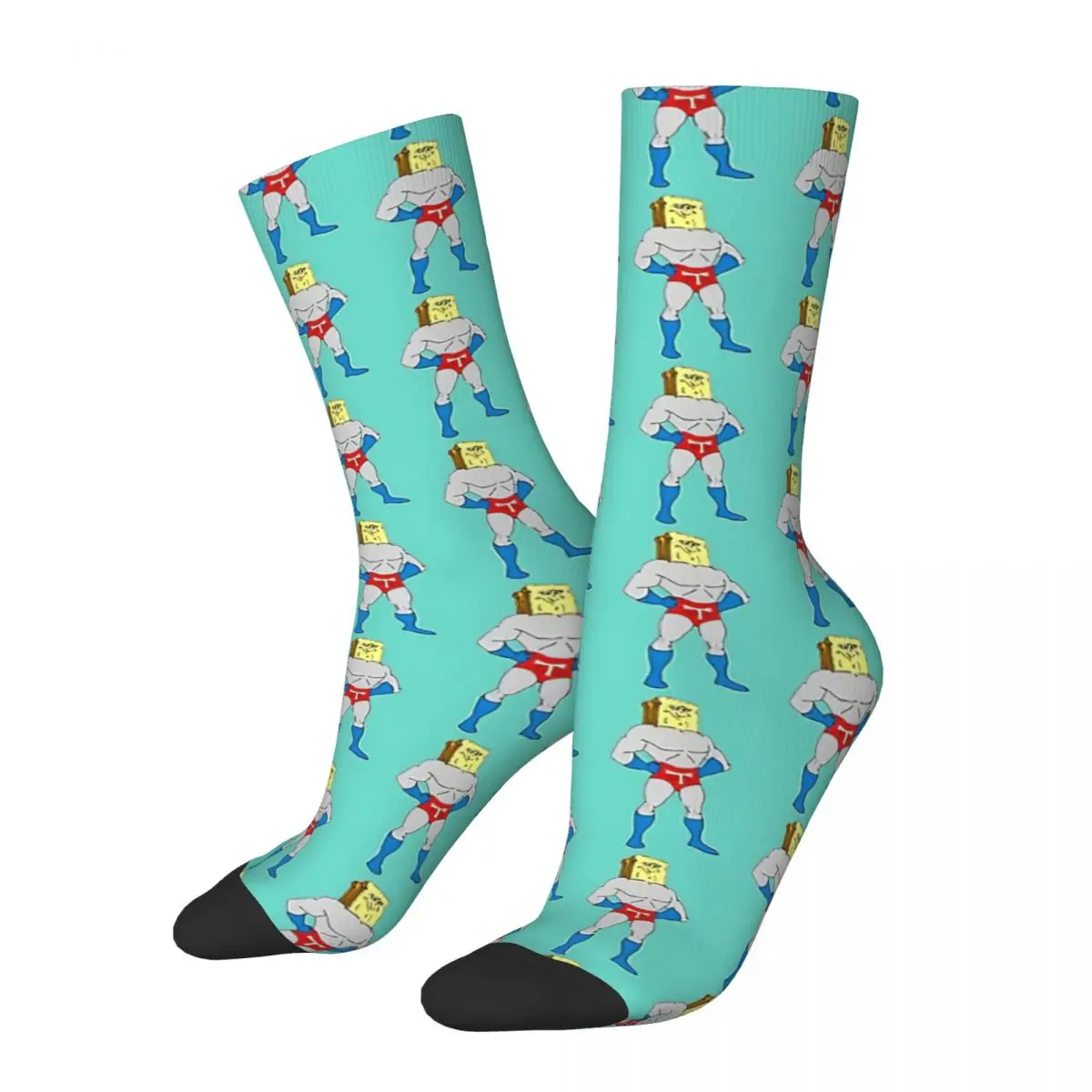 Powdered Toast Man sockings Long Socks Harajuku Comfortable Breathable Happy Gift sockings For Unisex