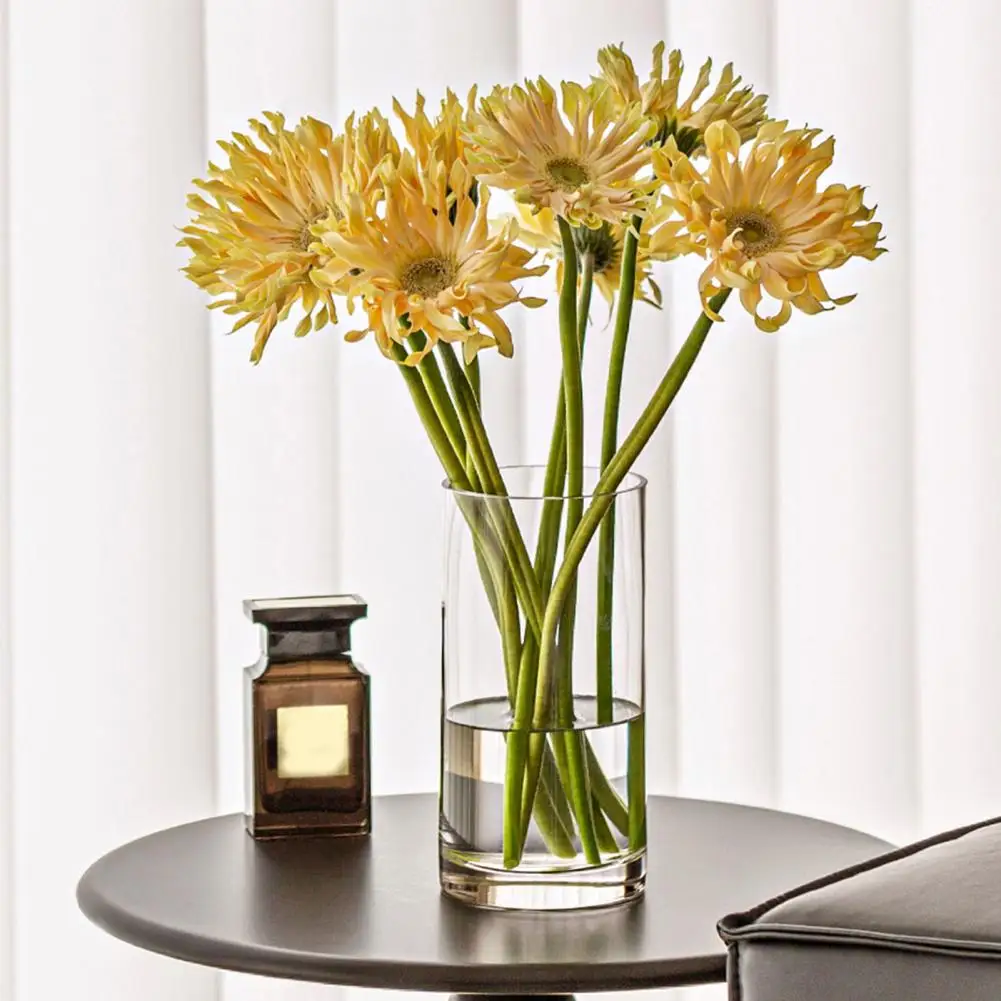 20/25/30/40cm Clear Cylinder Flower Vase Plastic Party Dining Table Centerpiece Hydroponic Holder Plants Container Decoration 3