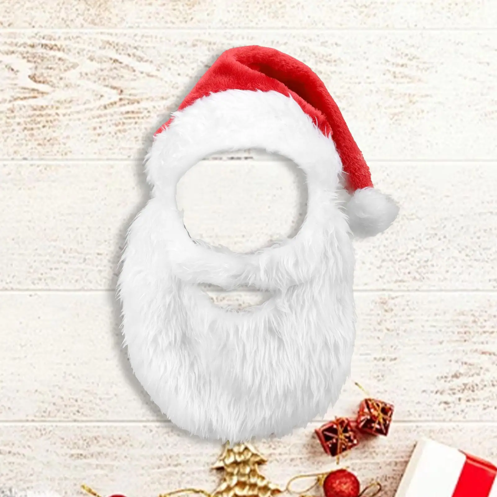 Santa Hat Decor Cotton Costume Accessory for Holidays Stage Performance Birthday