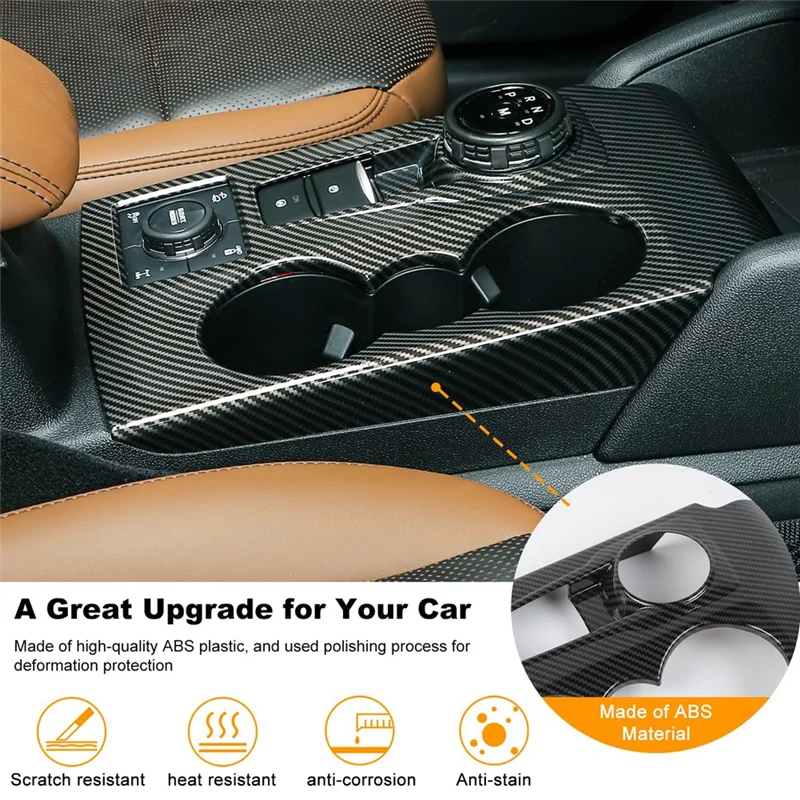 Ford Bronco Sport 2023 2024 인테리어 액세서리 용 센터 콘솔 기어 시프트 패널 커버 트림