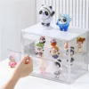 1pc Three Layer Acrylic Display Rack Transparent Ladder Handmade Anime Car Model Blind Box Storage Box Jewelry Sorting Box 6