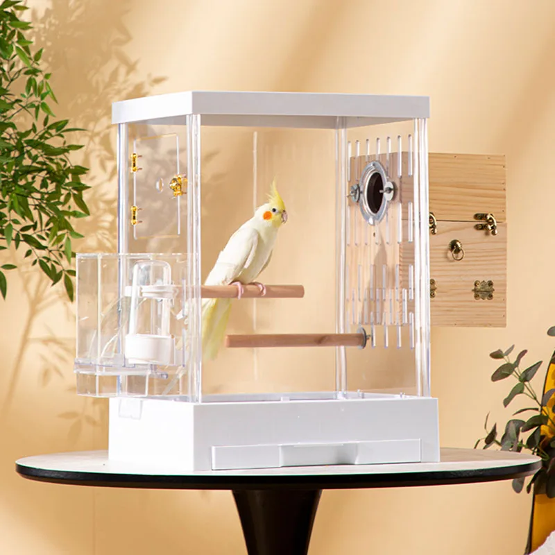 

Parrot Pigeon Bird Cage Balcony Hamster Nest Feeder Shelter Chinchilla Bird Cage Travel Nido Para Pajaros Cage Decoration