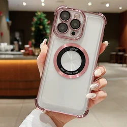 Enhanced Plating Magnetic Wireless Charging Shockproof TPU Protective Case - Samsung Note 9 (1)