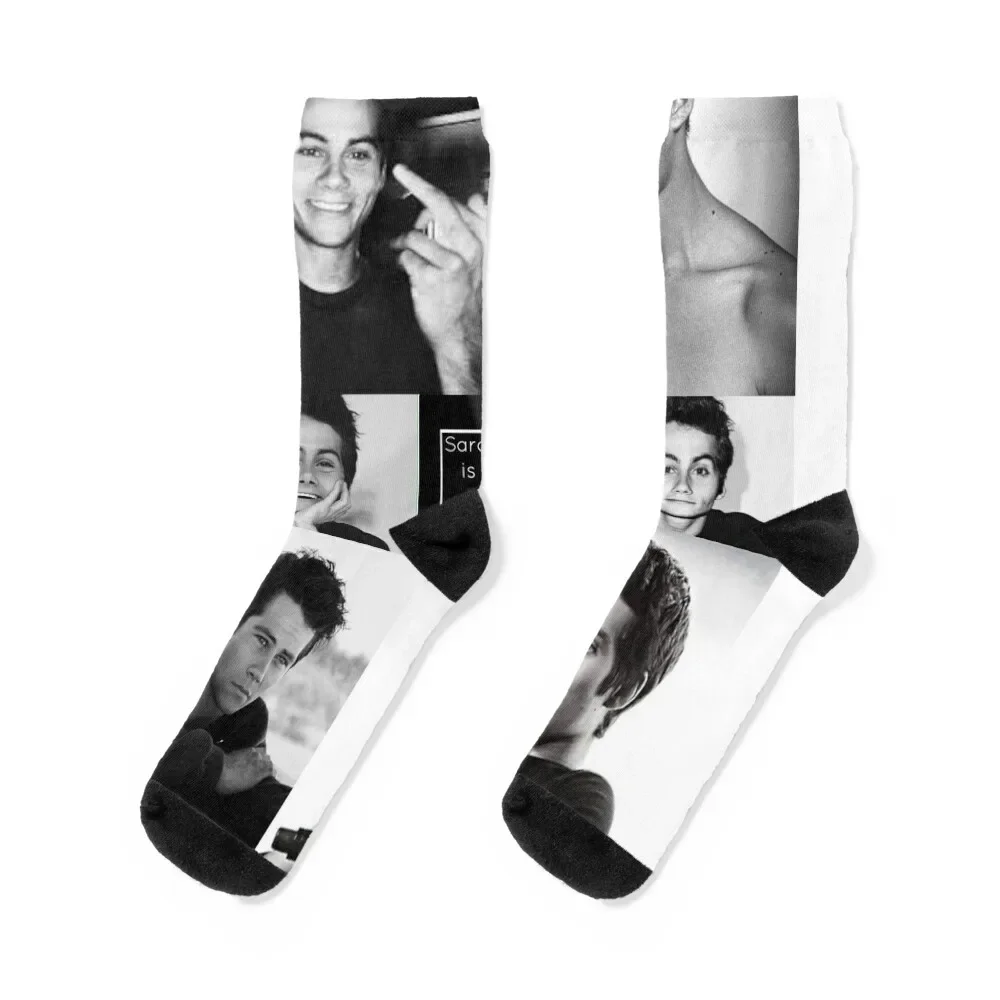 

Dylan O'Brien Socks snow funny gift hip hop New year's Socks Men's Women's