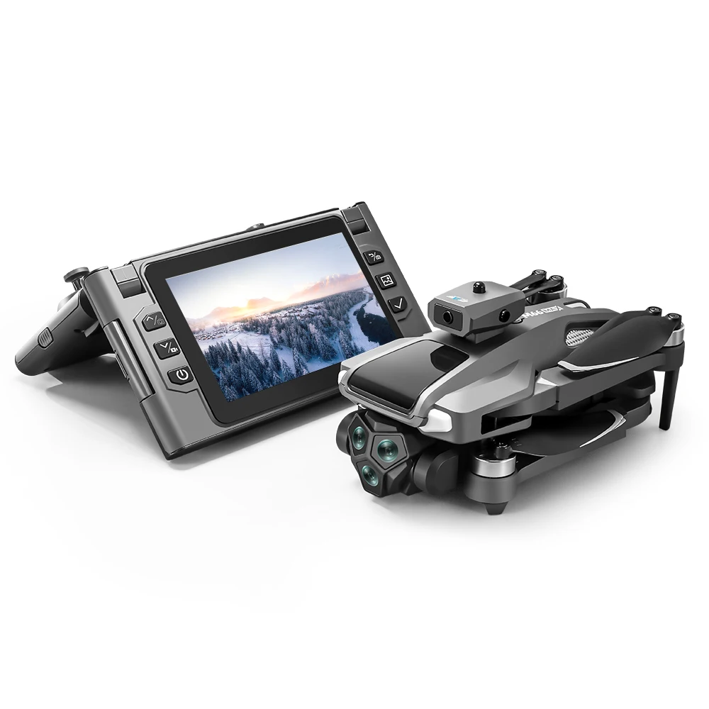 Drone professionnel avec zoom, moteur sans balais et triple batterie