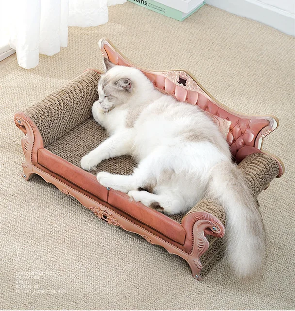 Toysmith 猫スクラッチラウンジチェアスクラッチパッドソファ耐摩耗性