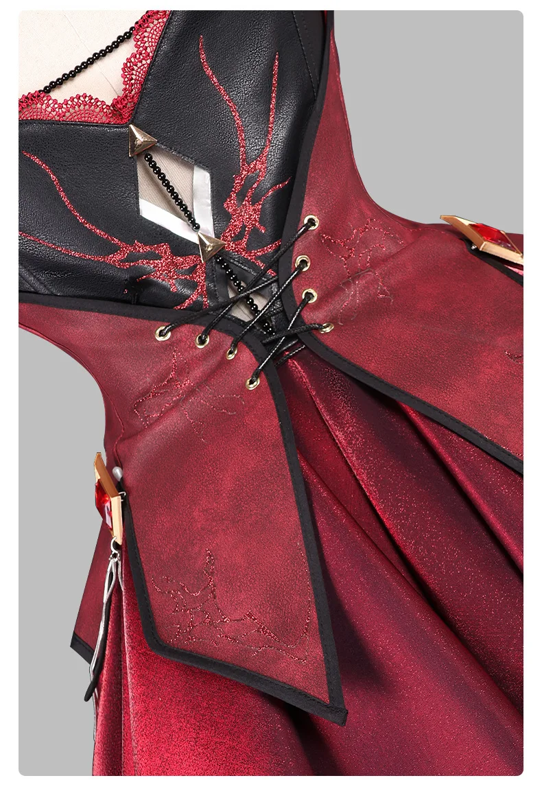 Fantasy Red Dress Cosplay Costume