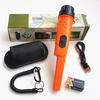shrxy Waterproof Pointer Metal Detector Underwater 15m Pulse Pinpointer with 9V 800MA USB Rechargeable Battery 2