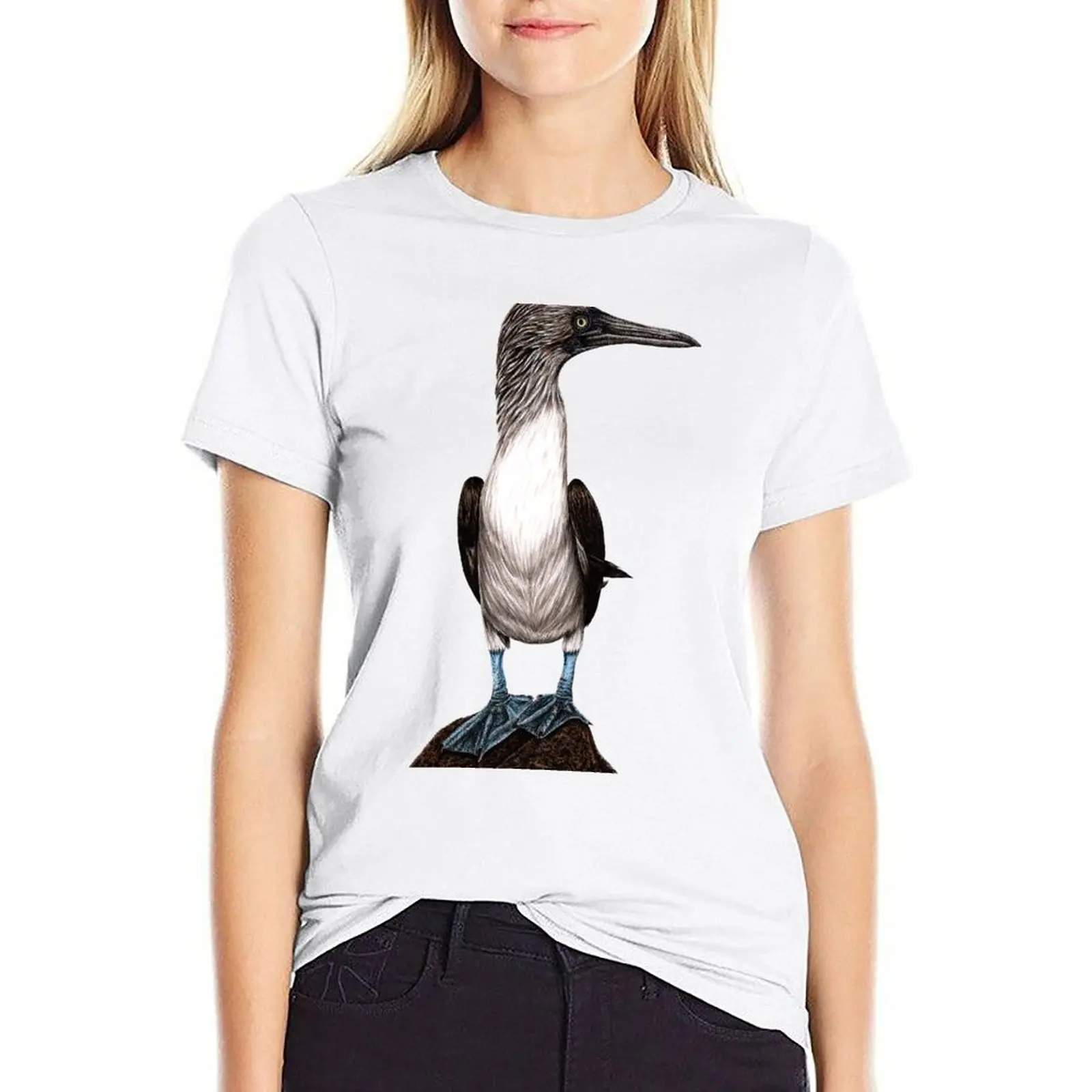 

Blue-footed booby T-shirt Female clothing Blouse t shirts for Women
