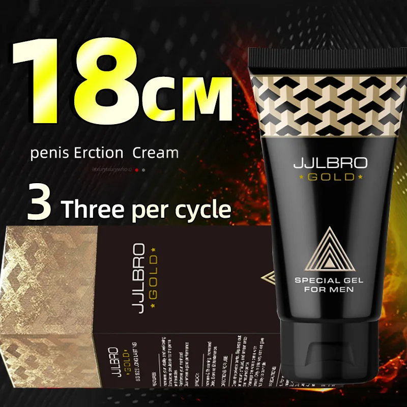 JJLBRO Gel Gold Penis Enlargement Cream Strong Man XXL Cream Increase Growth Big Dick Penis Up Extender Sex Products 3