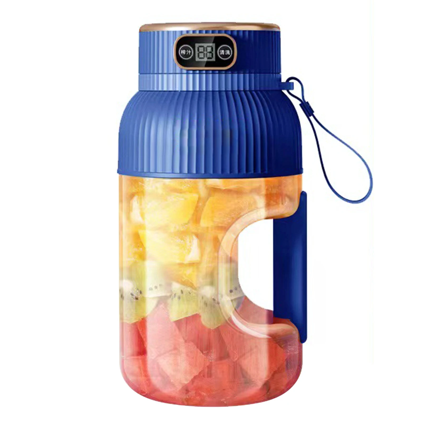 Fruit Juicer Cup Portable Electric Fruit Mixer Stirrng Cup Large Capacity Smoothie Quick Making Bottle Suitable Juice Production 5