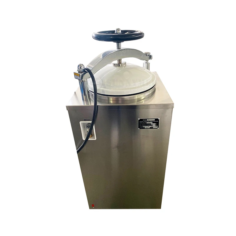 

SY-T020 High Pressure Autoclave Sterilizer Machine Vertical Steam Sterilization with fully stainless high-alloy steel structure
