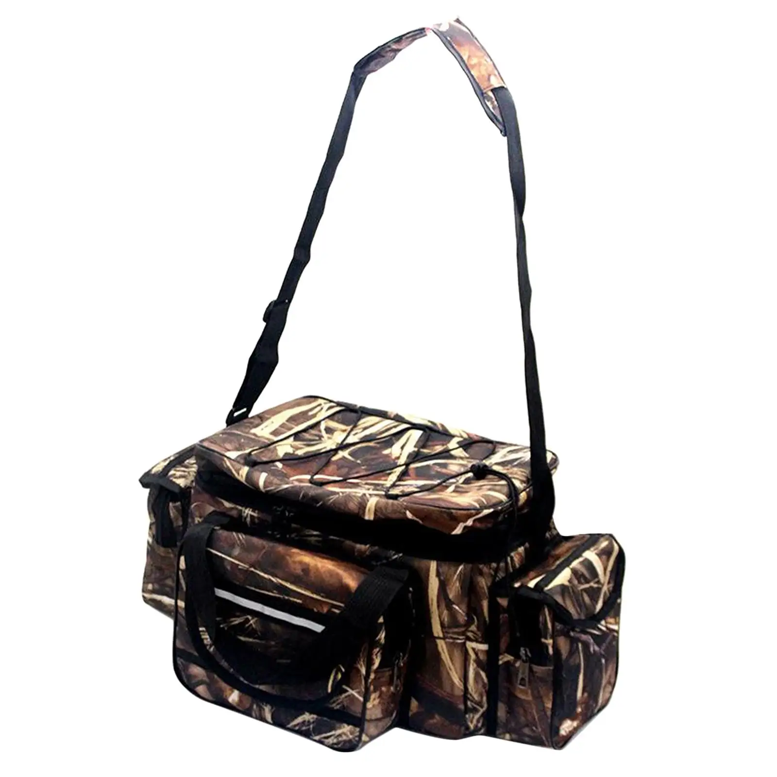 Multi-Pocket Fishing Bag Tackle Storage Organizer Crossbody Bag Sea Fishing