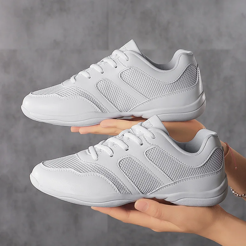 New Dance Shoes Woman Ladies Modern Soft Jazz Girl Sneakers Aerobics Mesh Breathable Lightweight Female Dancing Fitness Sport 4