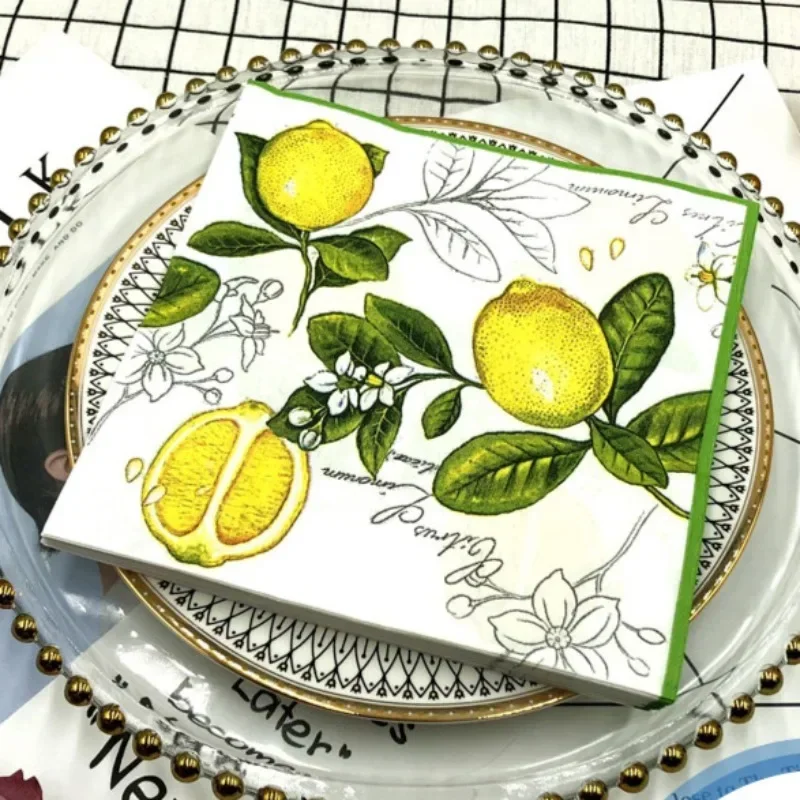 Paper Napkins Disposable Paper Placemats 20pcs 33*33cm 2-Ply