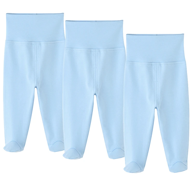 Baby Leggings Elastic Waist Cotton Solid Newborn Pants Autumn Winter Trousers Infant Casual Clothing