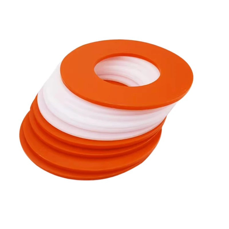 

Детали экскаватора для нейлоновой прокладки, толстая круглая износостойкая пластиковая прокладка, круглая пластиковая резиновая прокладка, силиконовая прокладка