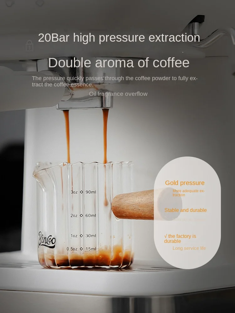 ماكينة إسبريسو Bincoo منزلية مركزة صغيرة شبه أوتوم...