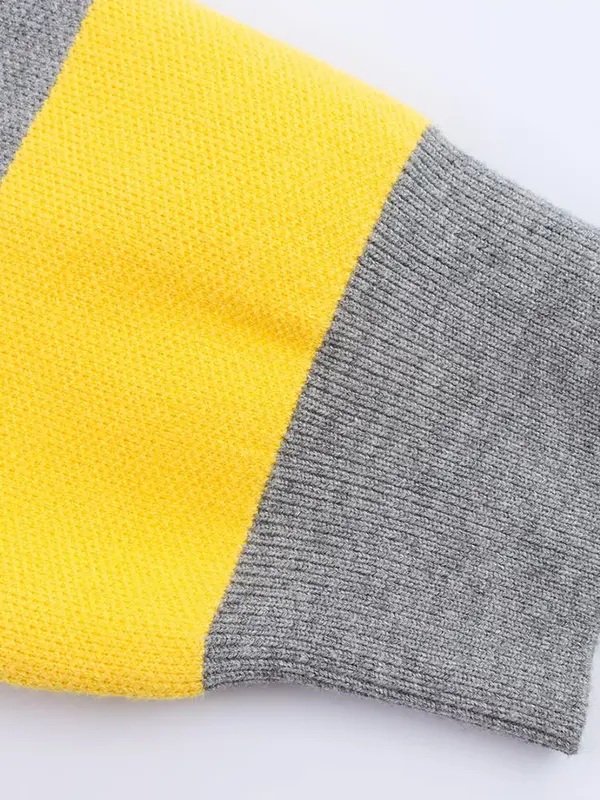 Nlzgmsj 2025  Autumn High Street Chic Women Striped Knitted  Sweaters Women Full Sleeve Vintage Style Tops