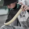 2024 New Men's Shoes Retro Four Seasons Leisure Sports Breathable Fashion Leather Low cut Basic Board Shoes White Shoes 5