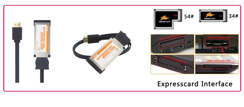 Doca Notebook para Placa Gráfica Adaptador Mini